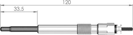 A-N PARTS 120 246 - Свеча накаливания autospares.lv