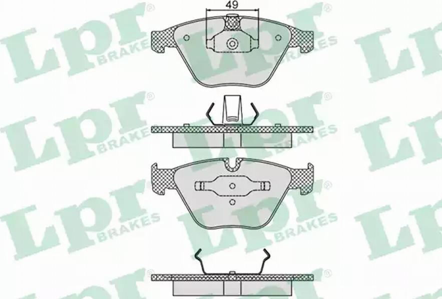 AP 05P1193 - Тормозные колодки, дисковые, комплект autospares.lv