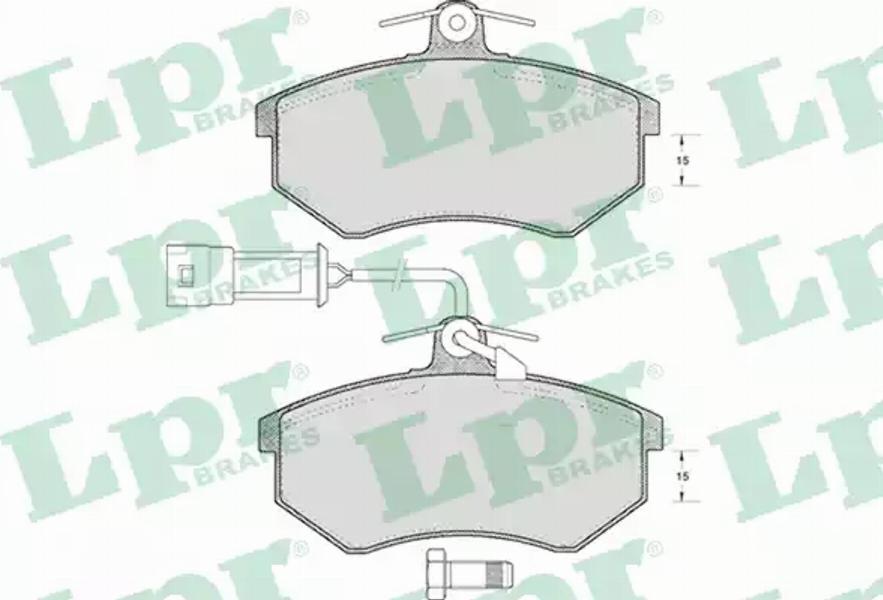 AP 05P221 - Тормозные колодки, дисковые, комплект autospares.lv