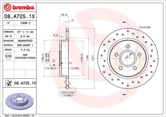 AP 14998 X - Тормозной диск autospares.lv