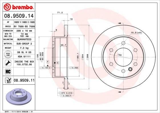 AP 14908 V - Тормозной диск autospares.lv