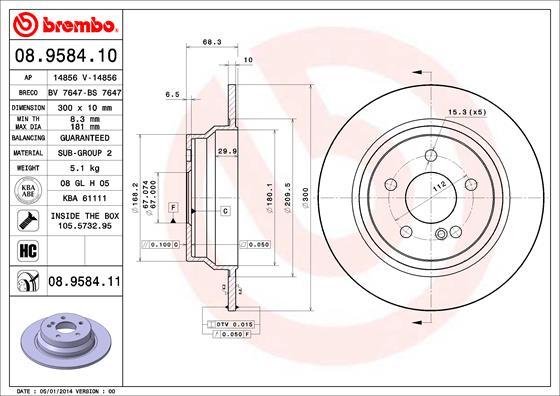 AP 14856 - Тормозной диск autospares.lv