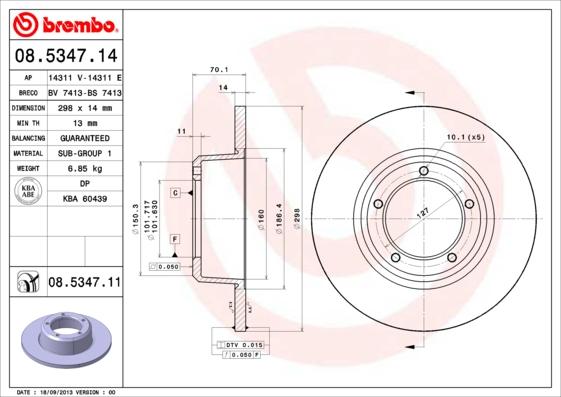 AP 14311 E - Тормозной диск autospares.lv