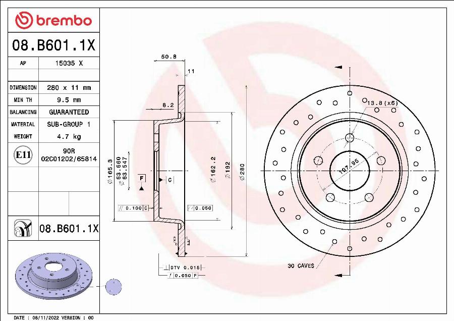 AP 15035 X - Тормозной диск autospares.lv