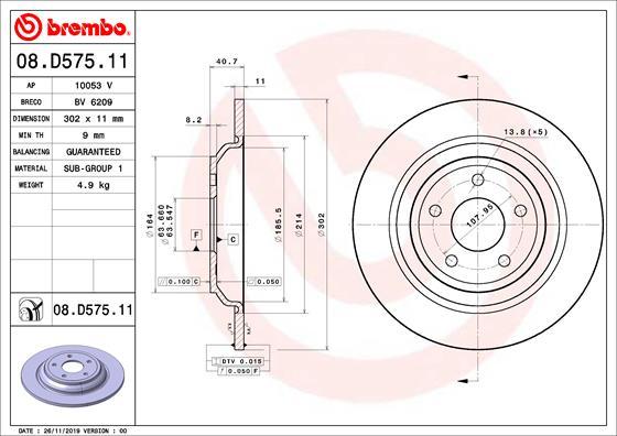 AP 10053 V - Тормозной диск autospares.lv