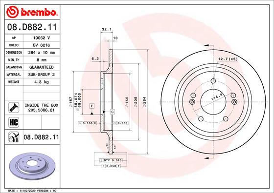 AP 10062 V - Тормозной диск autospares.lv