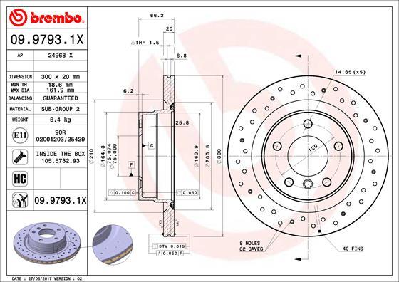 AP 24968 X - Тормозной диск autospares.lv