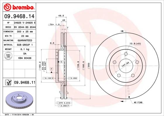 AP 24925 E - Тормозной диск autospares.lv