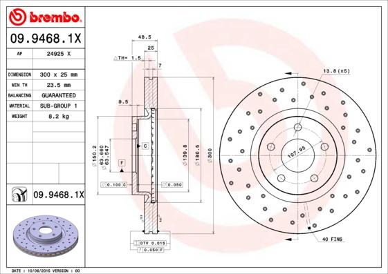 AP 24925 X - Тормозной диск autospares.lv