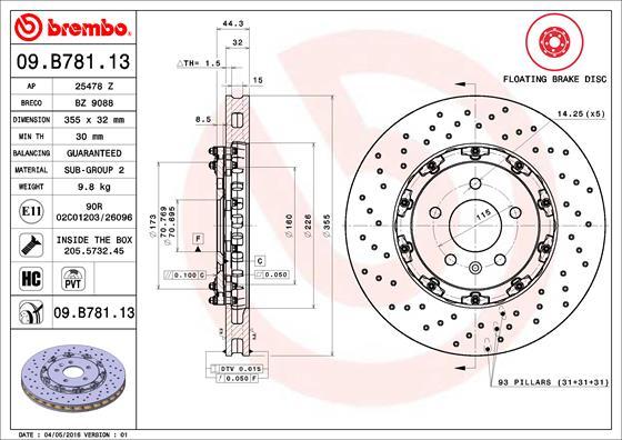 AP 25478 Z - Тормозной диск autospares.lv