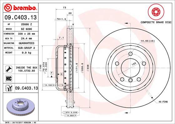 AP 25686 Z - Тормозной диск autospares.lv