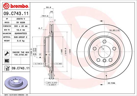 AP 25679 V - Тормозной диск autospares.lv