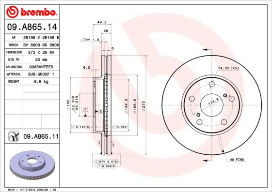 AP 25196 E - Тормозной диск autospares.lv