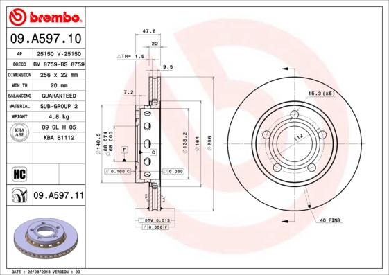 AP 25150 - Тормозной диск autospares.lv