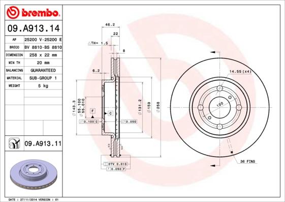 AP 25200 E - Тормозной диск autospares.lv