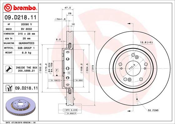 AP 20090 V - Тормозной диск autospares.lv