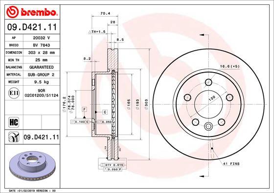 AP 20032V - Тормозной диск autospares.lv