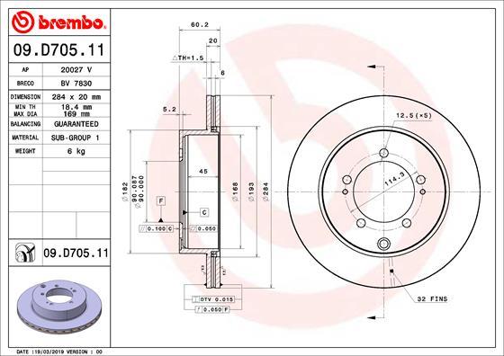 AP 20027 V - Тормозной диск autospares.lv