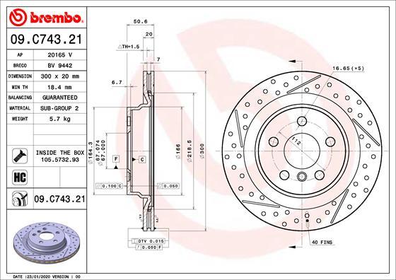 AP 20165 V - Тормозной диск autospares.lv