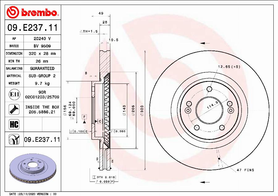 AP 20240 V - Тормозной диск autospares.lv