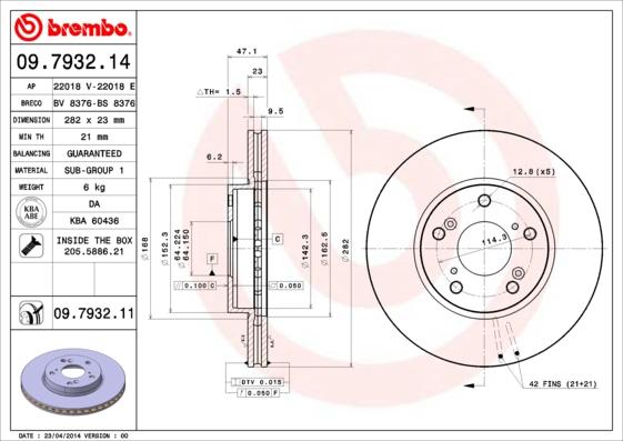 AP 22018 E - Тормозной диск autospares.lv