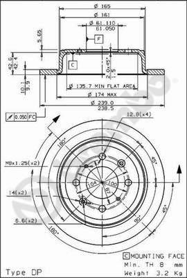 AP X 14683 - Тормозной диск autospares.lv