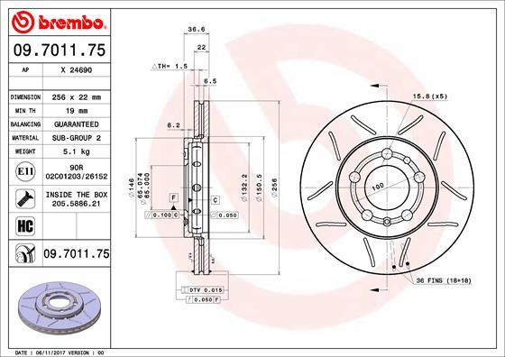 AP X 24690 - Тормозной диск autospares.lv