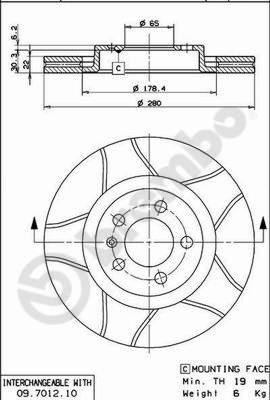 AP X 24691 - Тормозной диск autospares.lv