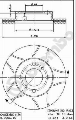 AP X 24687 - Тормозной диск autospares.lv