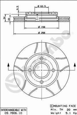 AP X 24760 - Тормозной диск autospares.lv