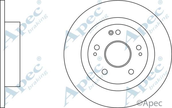 Japanparts DP-425 - Тормозной диск autospares.lv