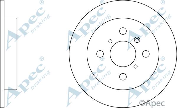 NPS D331U02 - Тормозной диск autospares.lv