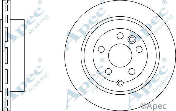 Dafmi TD614 - Тормозной диск autospares.lv