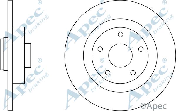 SBS 1815.203972 - Тормозной диск autospares.lv