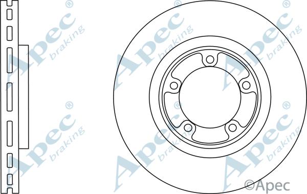 Blue Print ADC443124 - Тормозной диск autospares.lv