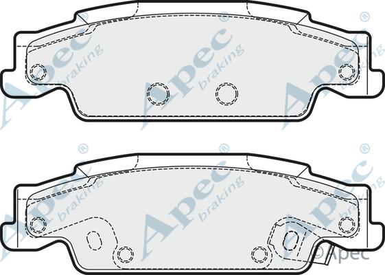 Ashuki US104250 - Тормозные колодки, дисковые, комплект autospares.lv