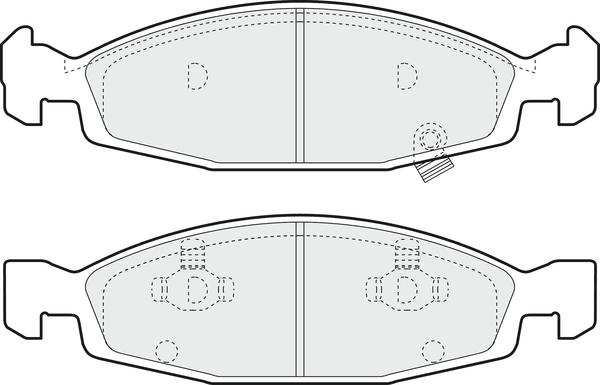 HELLA T1296 - Тормозные колодки, дисковые, комплект autospares.lv