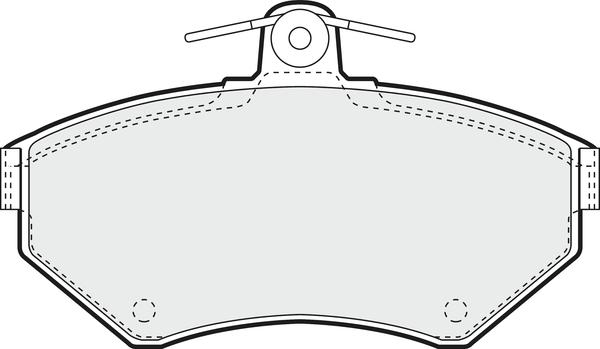 FTE 9001780 - Тормозные колодки, дисковые, комплект autospares.lv