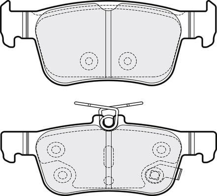 Japanparts JPP415AF - Тормозные колодки, дисковые, комплект autospares.lv