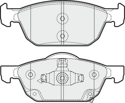 First Line BBP2076 - Тормозные колодки, дисковые, комплект autospares.lv