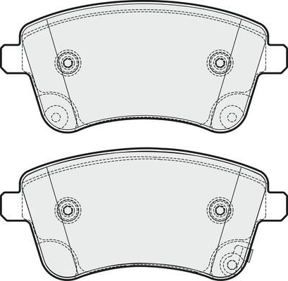 Triscan 1100-143502 - Тормозные колодки, дисковые, комплект autospares.lv