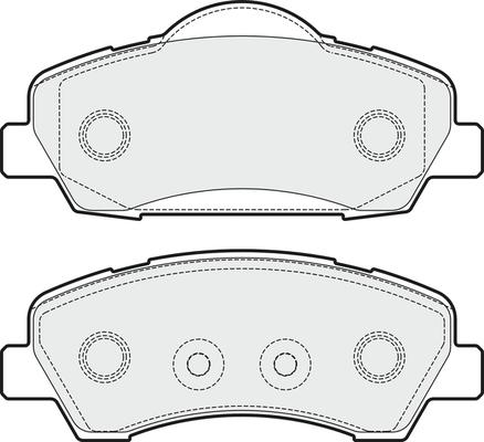 ATE 603869 - Тормозные колодки, дисковые, комплект autospares.lv