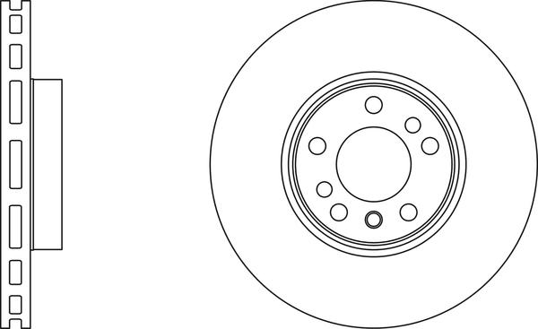 CAR HPD 089 - Тормозной диск autospares.lv