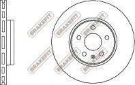 APEC braking DK6288 - Тормозной диск autospares.lv