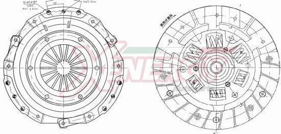 AP XENERGY VKFTA800726 - Комплект сцепления autospares.lv