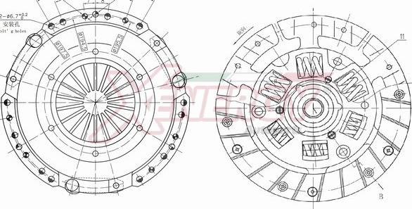 AP XENERGY VKFTA700814 - Комплект сцепления autospares.lv