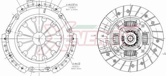 AP XENERGY VKFTB001119 - Комплект сцепления autospares.lv