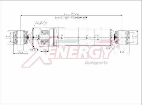 AP XENERGY X991502 - Амортизатор autospares.lv