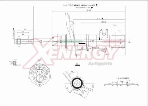 AP XENERGY X998221 - Амортизатор autospares.lv