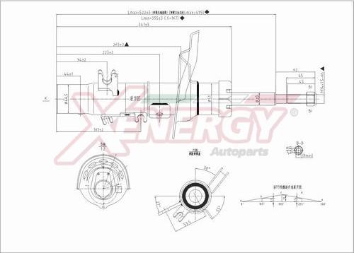 AP XENERGY X998222 - Амортизатор autospares.lv